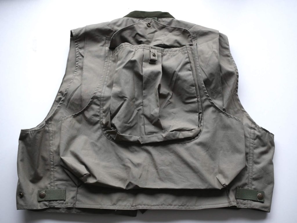 Filson Fly Fishing Vest Back Side