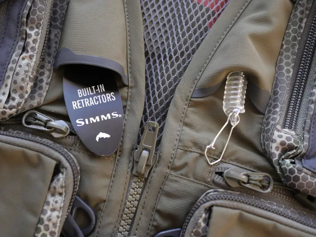 Simms Fly Fishing Vest Retractors