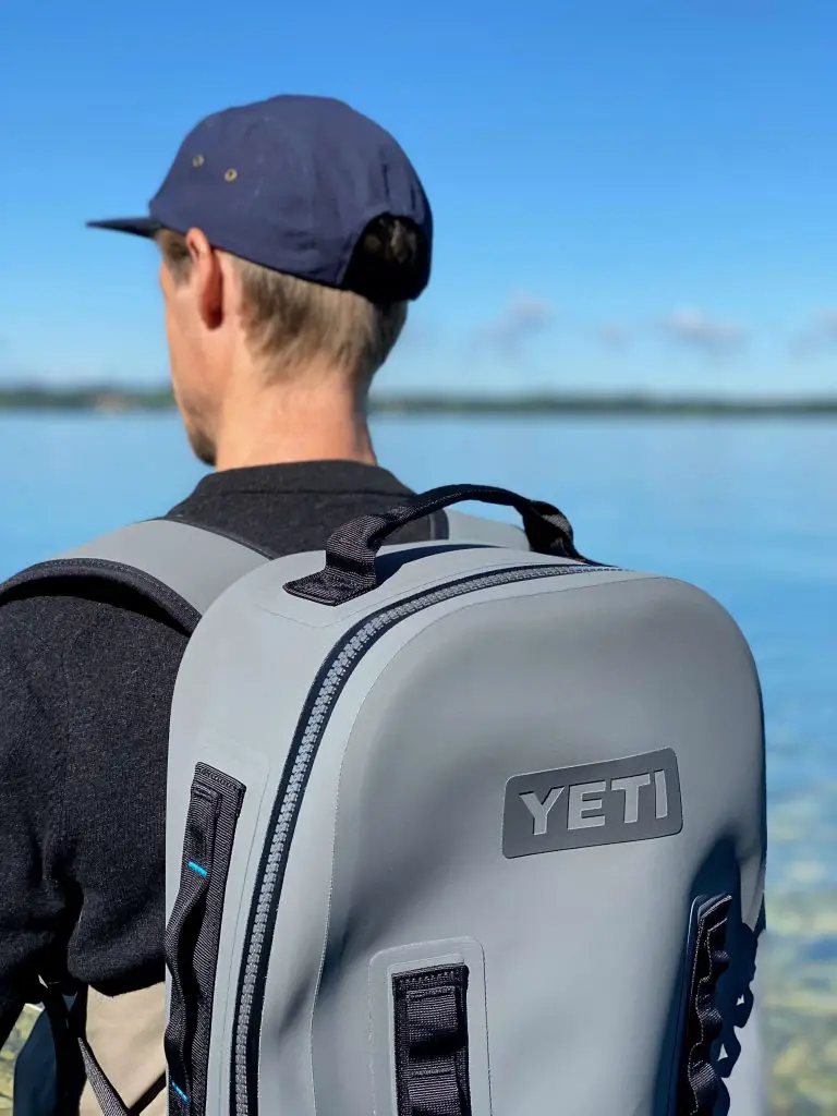 Fly fisherman wearing the YETI Panga 28