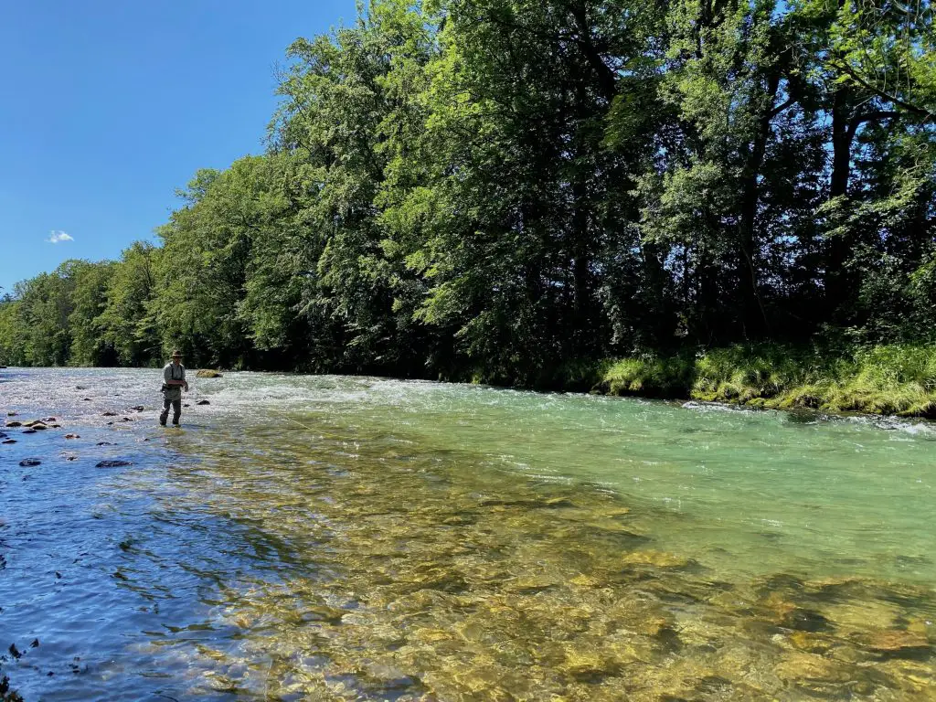 Rudi Heger - Deutsche Traun - Fishing a Current