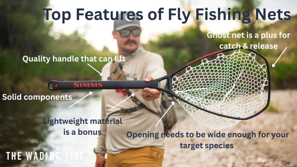 Top features of a fly fishing net