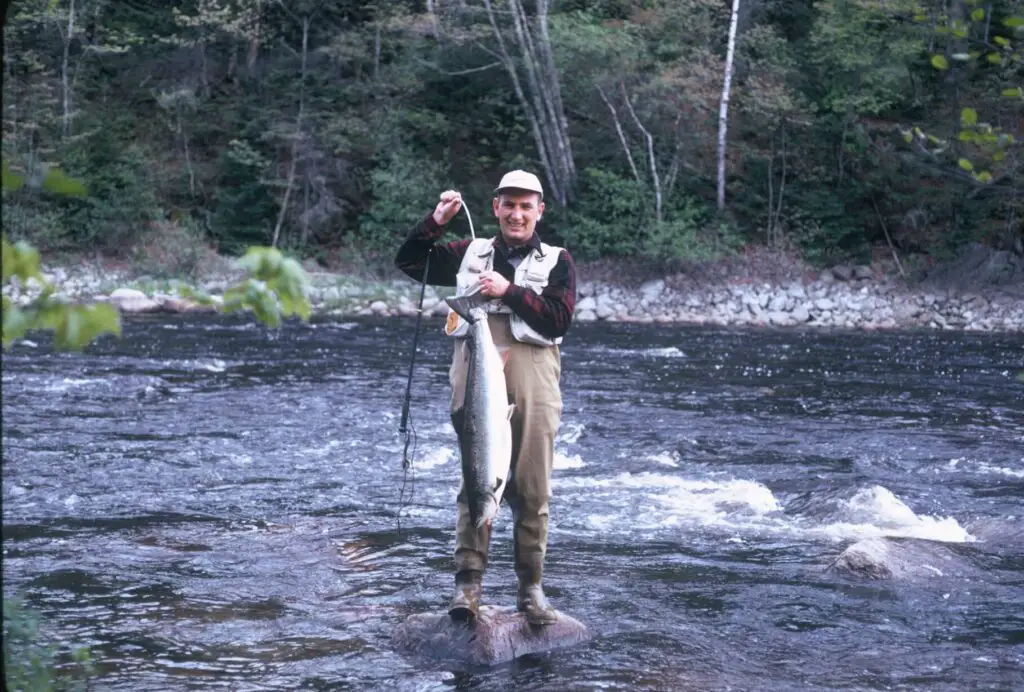 Historical Salmon Sport Fishing in Maine 