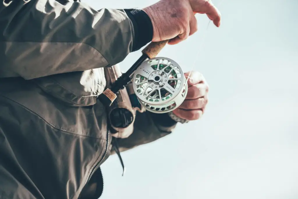 Fly Rod and reel in hand