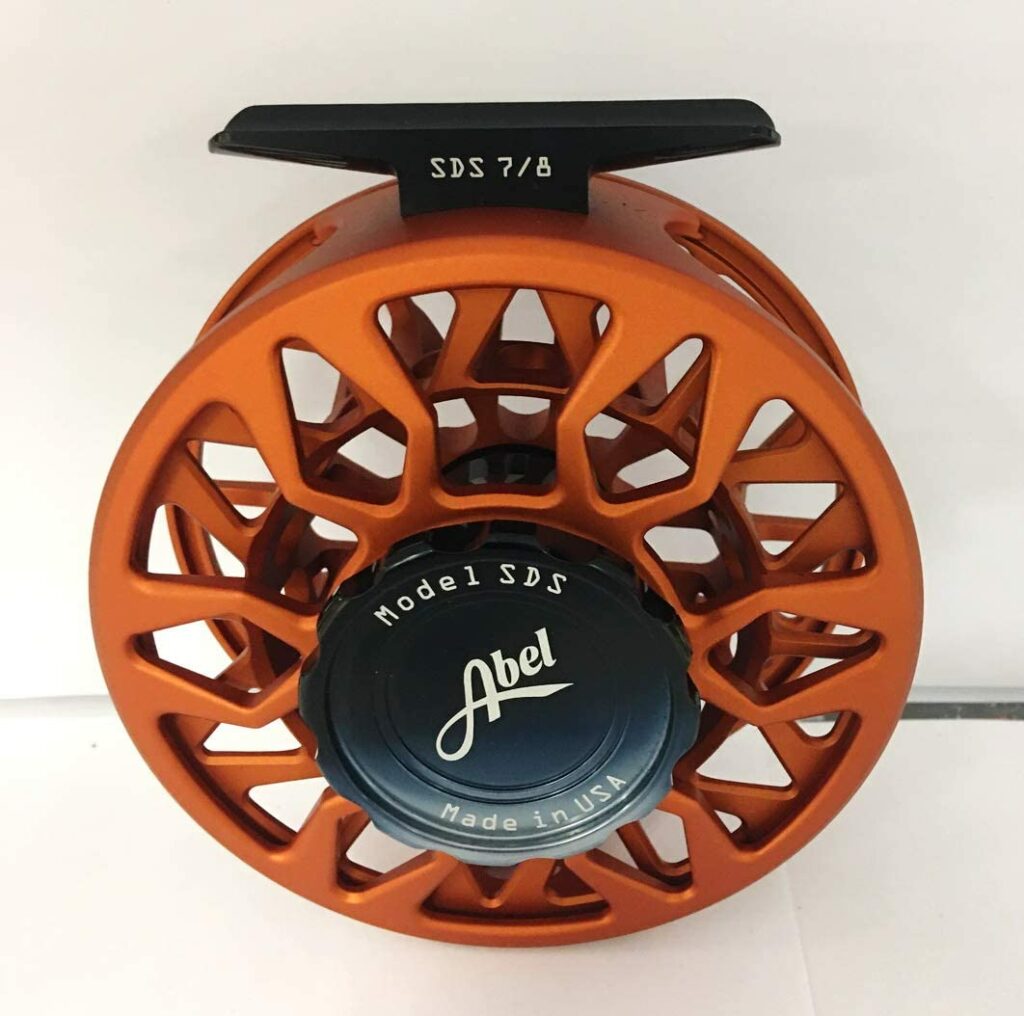 ABEL SDS 7:8 Satin Orange Fly Reel