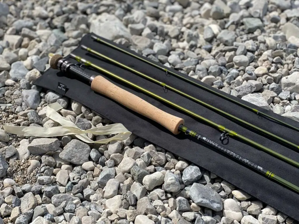 Hardy Ultralite Fly Rod on its sack