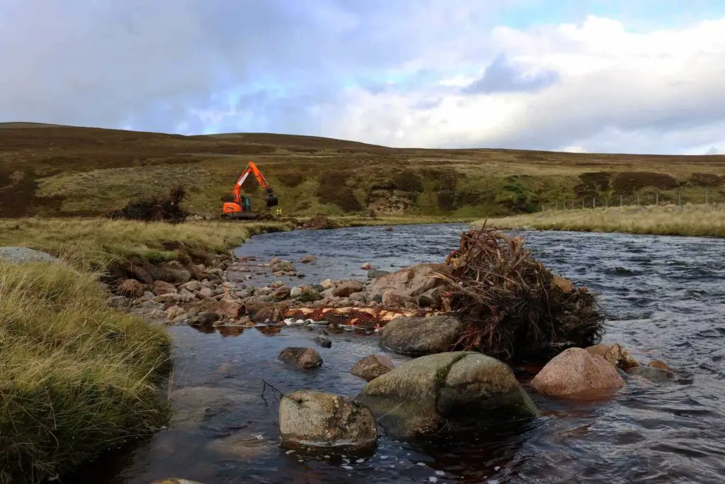 Work on the River Dee, Scotland