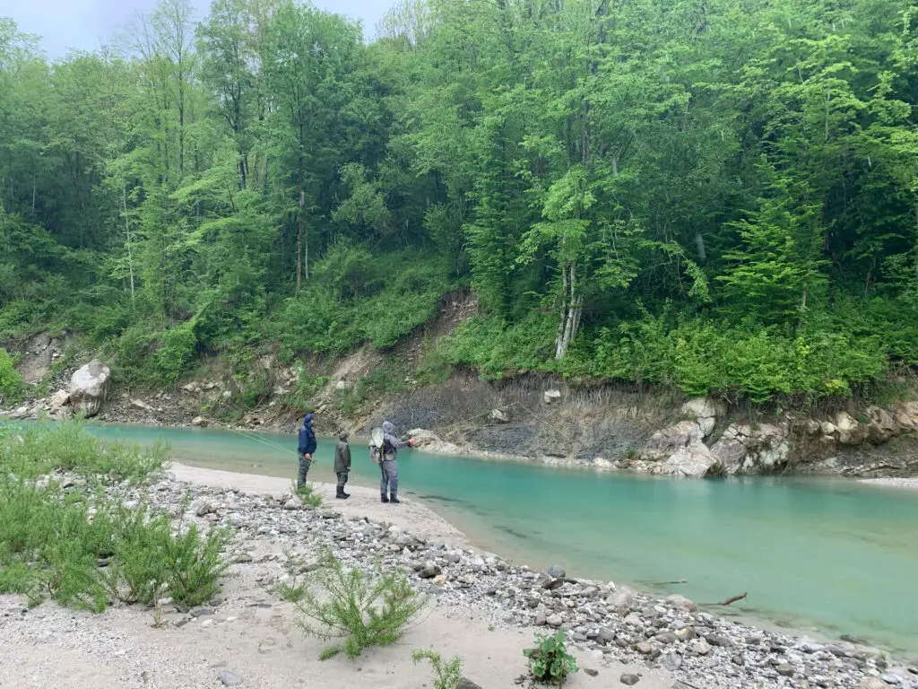 Fly fishing in Slovenia: Looking for big marble trout