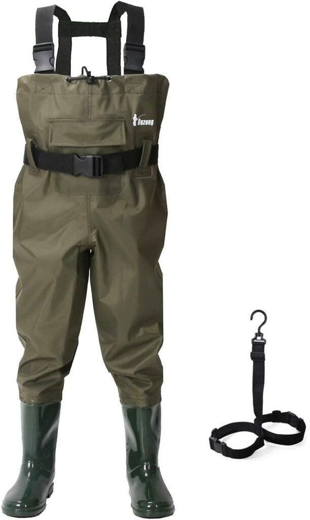 Ouzong Chest Waders for Kids