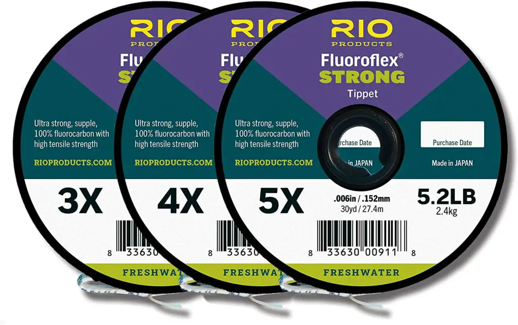 Rio Fluoroflex Strong Fluorocarbon Tippet: Part of the Euro Nymphing Setup