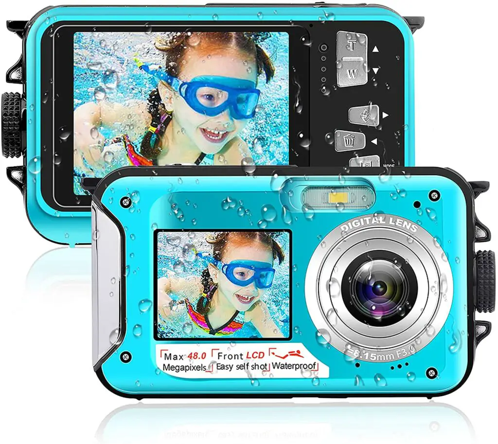 Waterproof Camera 10 FT 2.7K Full HD