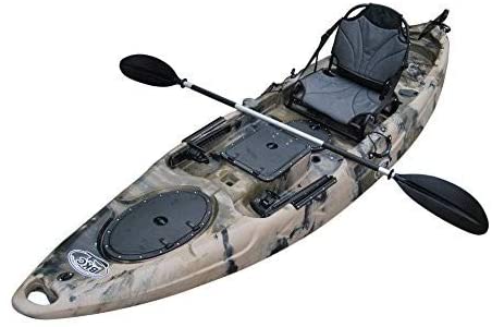 BKC UH-RA220 11.5 foot Angler Sit On Top Fishing Kayak