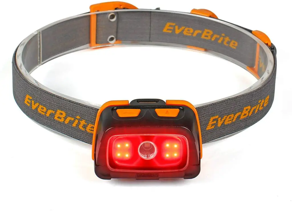 EverBrite Headlamp-300 Lumens Headlight. One of the best headlamps for fishing