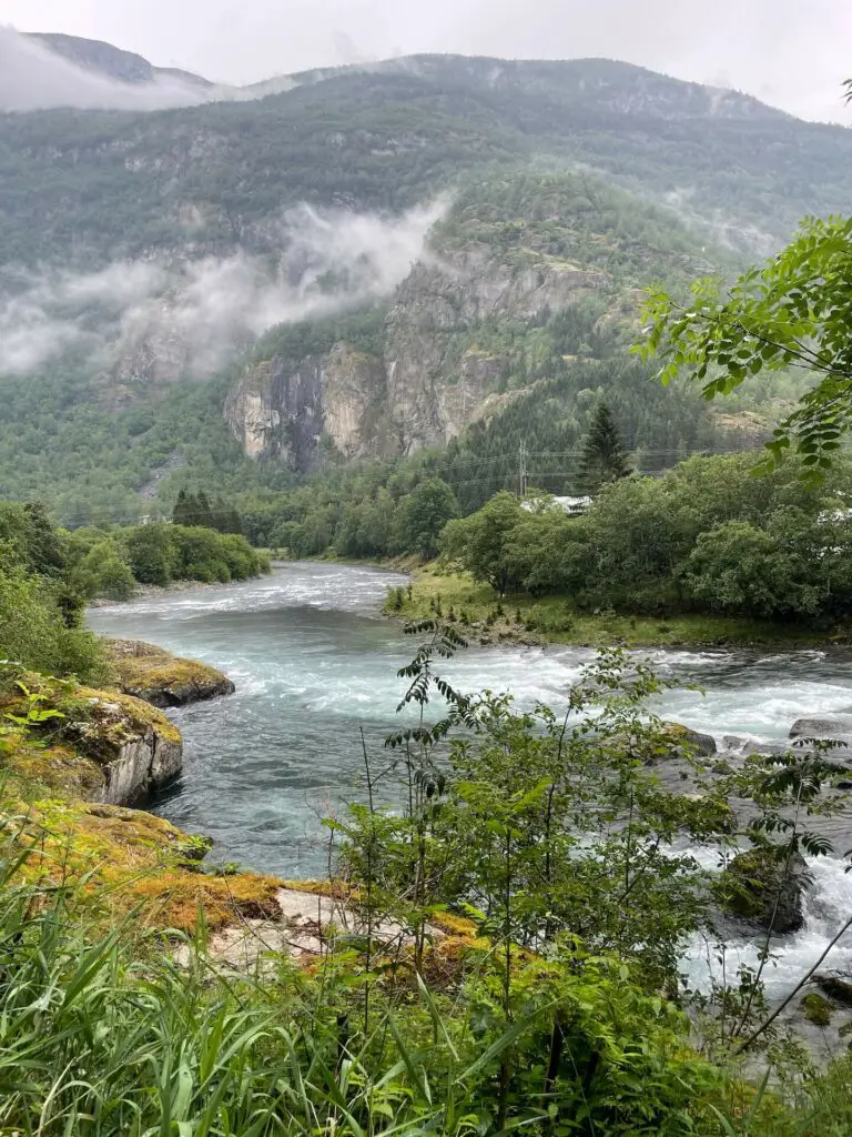 Clouds over Aurland River