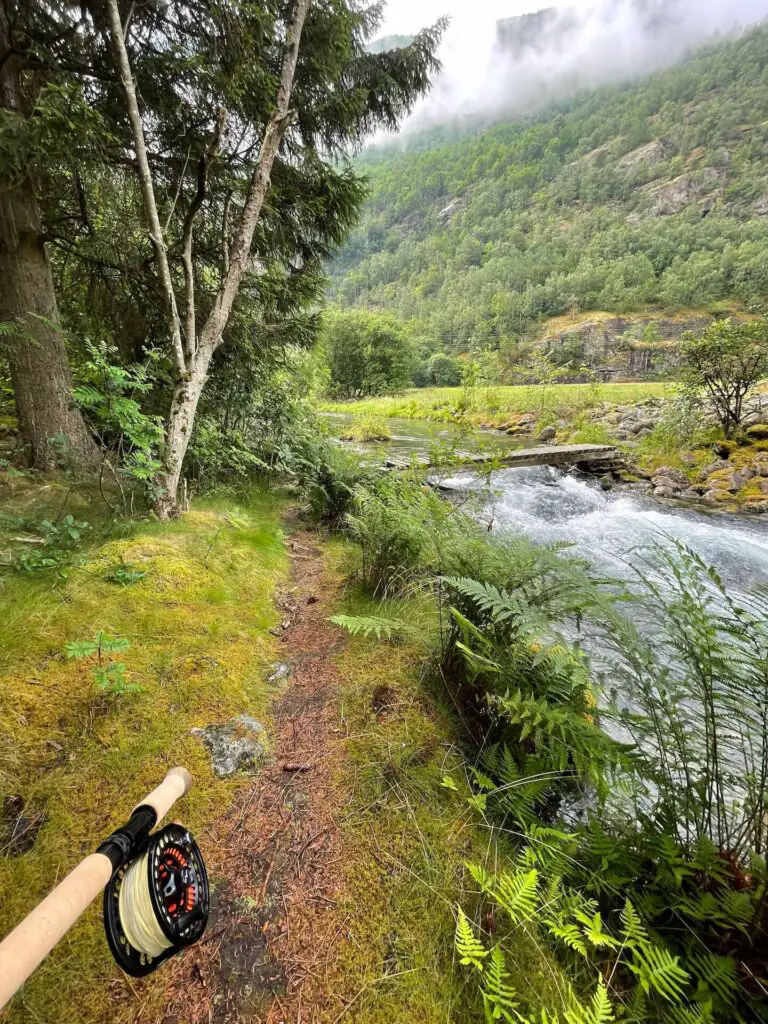 Fishing the Aurland River