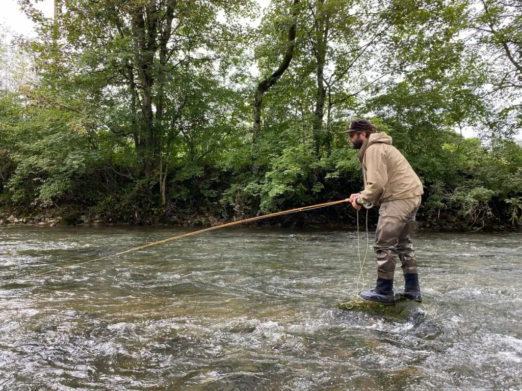 Casting a 6wt fiberglass fly rod