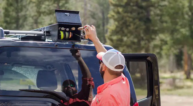Car top fly rod carrier best sale