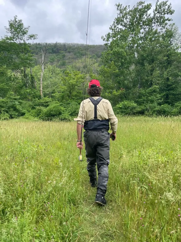 Christian Housatonic Walking to Housatonic River.JPG