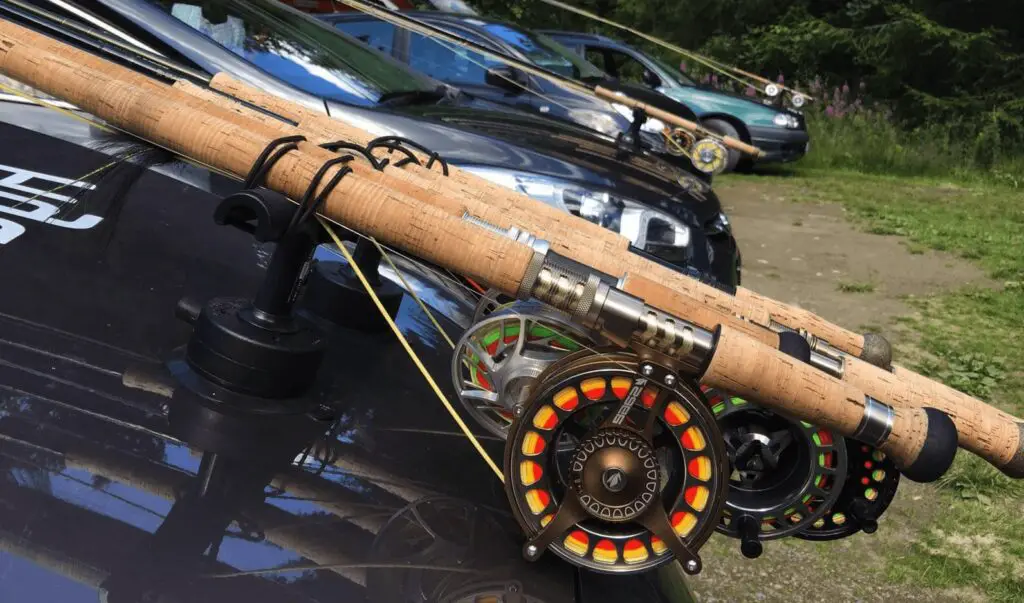 Fly rods on a fly rod roof rack - Review Best Fly Rod Car Rack