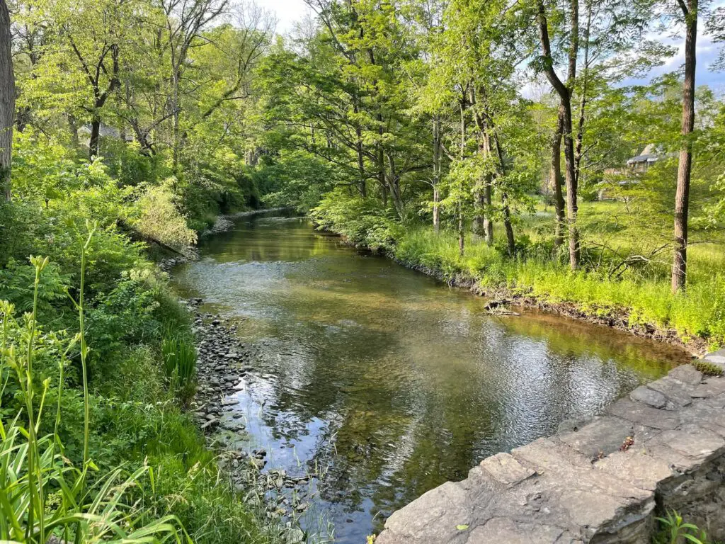 A little creek at Troutbeck hotel setting the scene