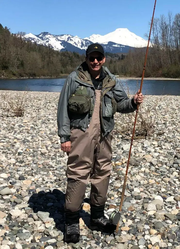 Fly fishing author Dave Westburg