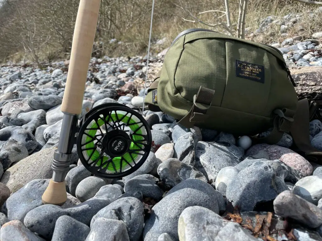 Fly rod and reel for sea trout