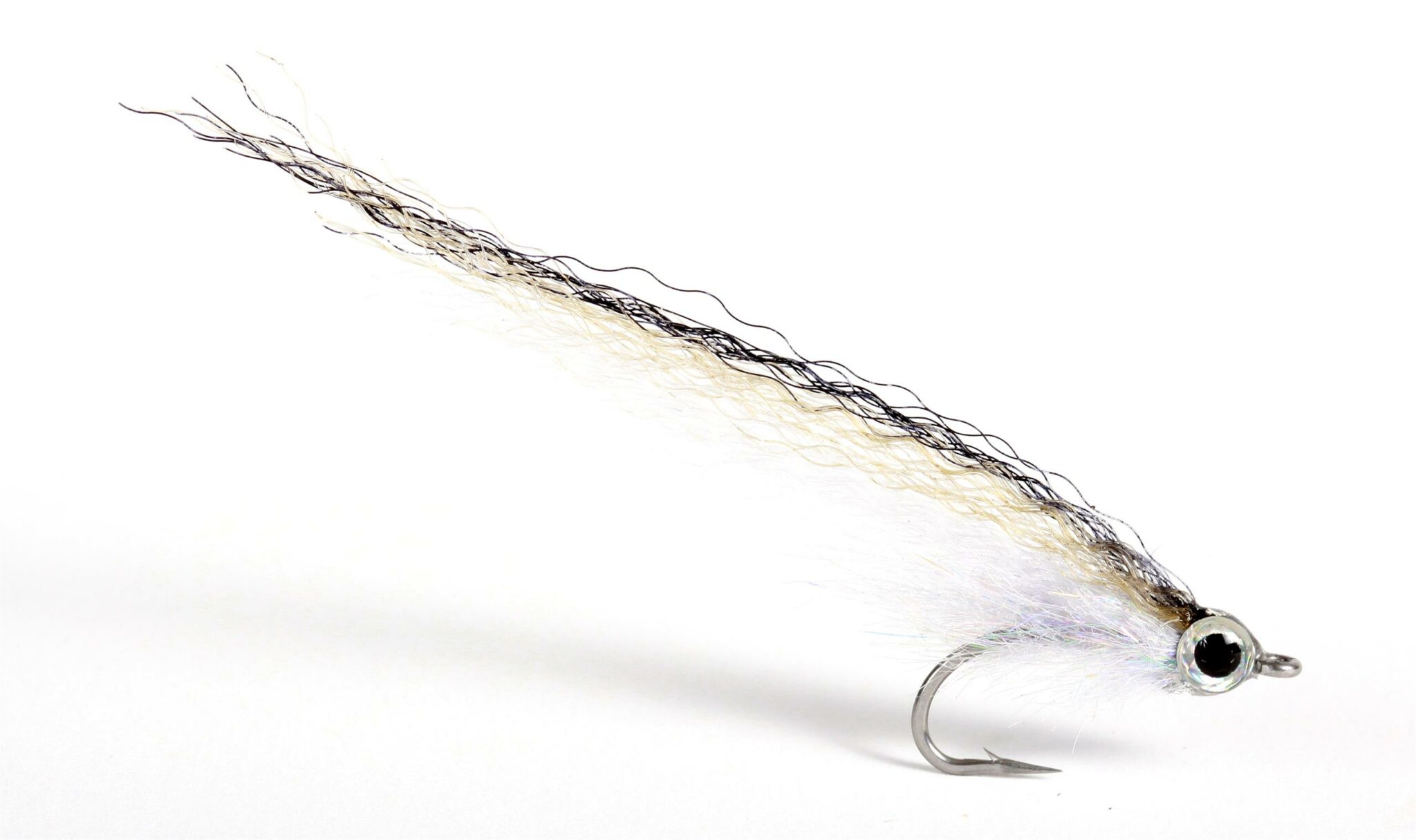 thumbnail image 2 of FLIES-R-US Weighted Tan/White Saltwater Sandeel Fly – Bass & Sea Trout Lure 2 of 5