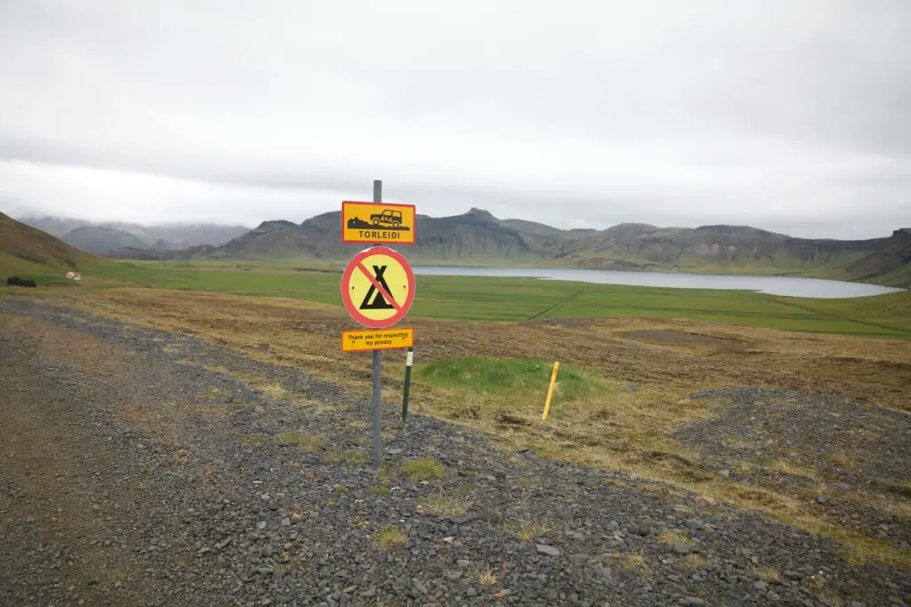 Lake in Iceland