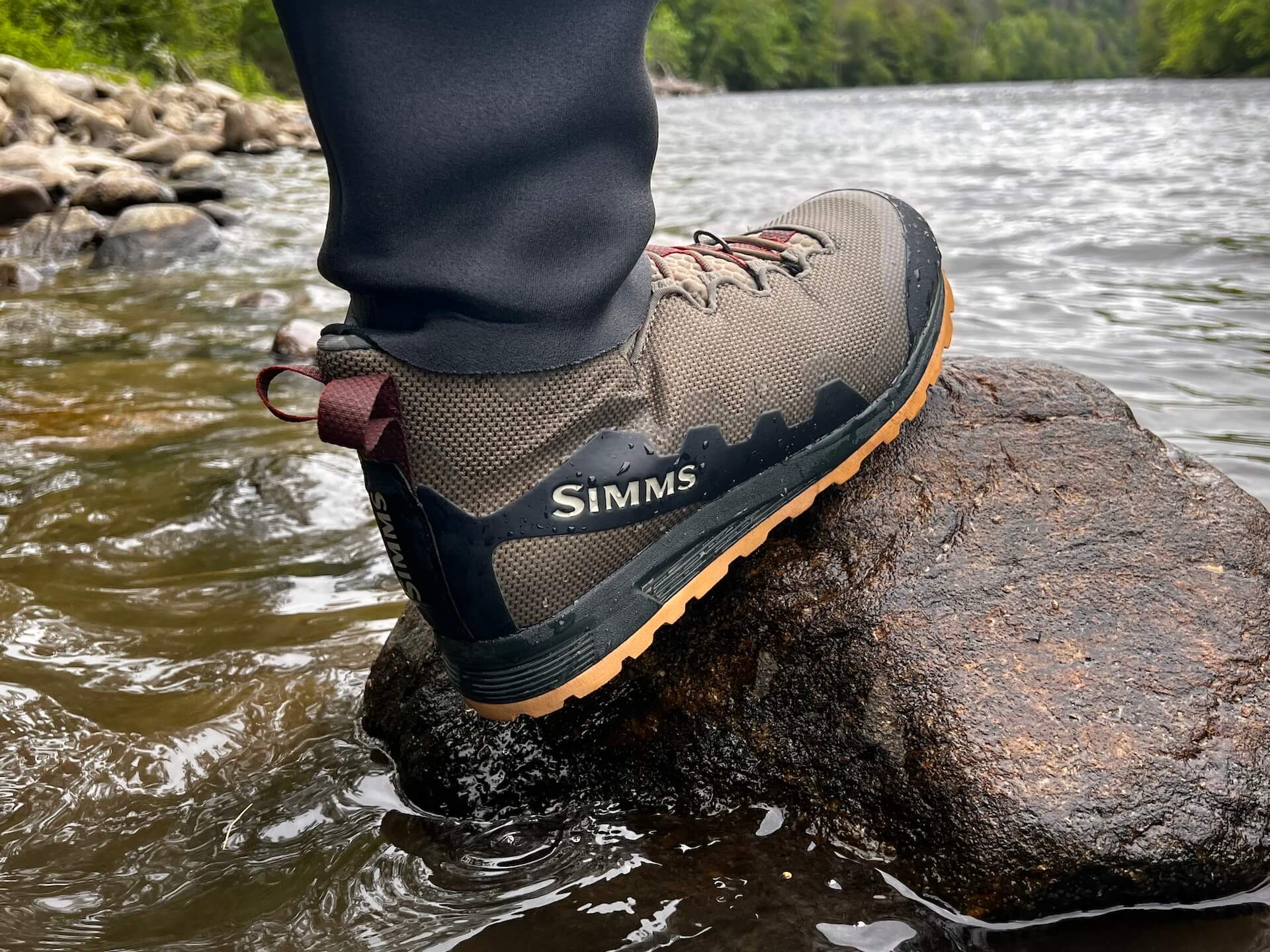 On the Water with the Simms Flyweight Access Boot