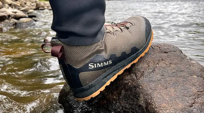 On the Water with the Simms Flyweight Access Boot