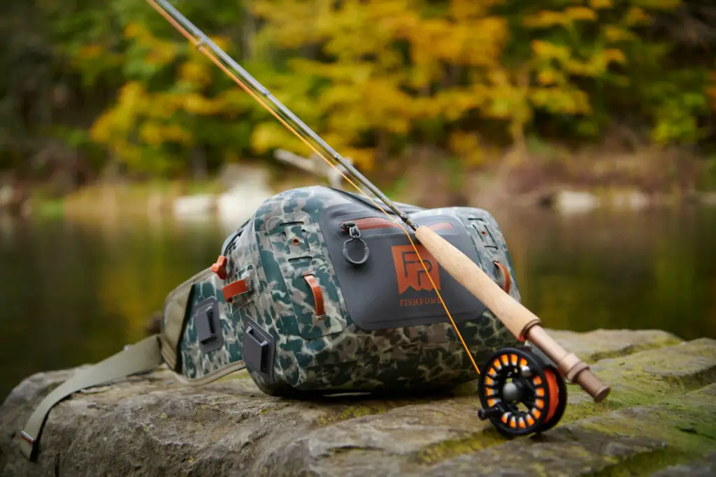 Fishpond Thunderhead Submersible Hip Bag with Cabelas Bighorn Fly Rod Combo