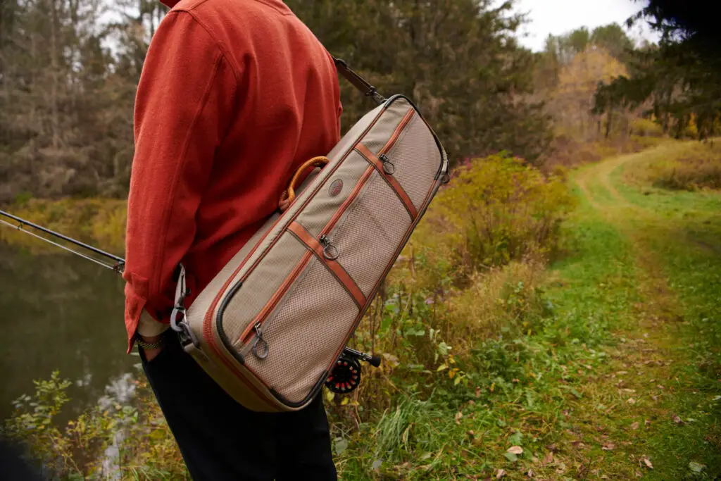 Fishpond Fly Rod Case from back wide