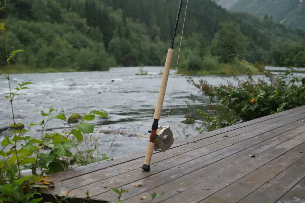 Nam Epic Waters Fly Rod on wooden deck