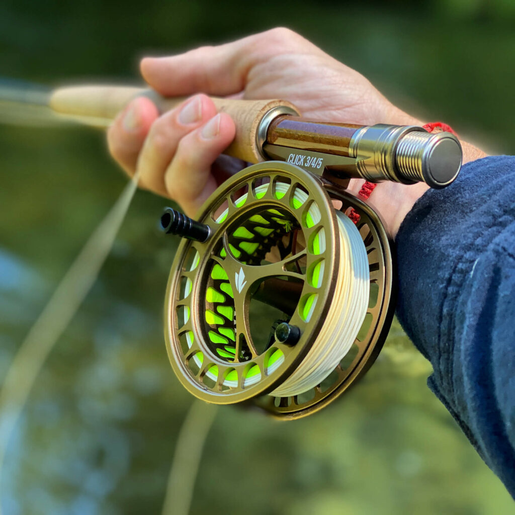 Sage Click Fly Reel Closeup