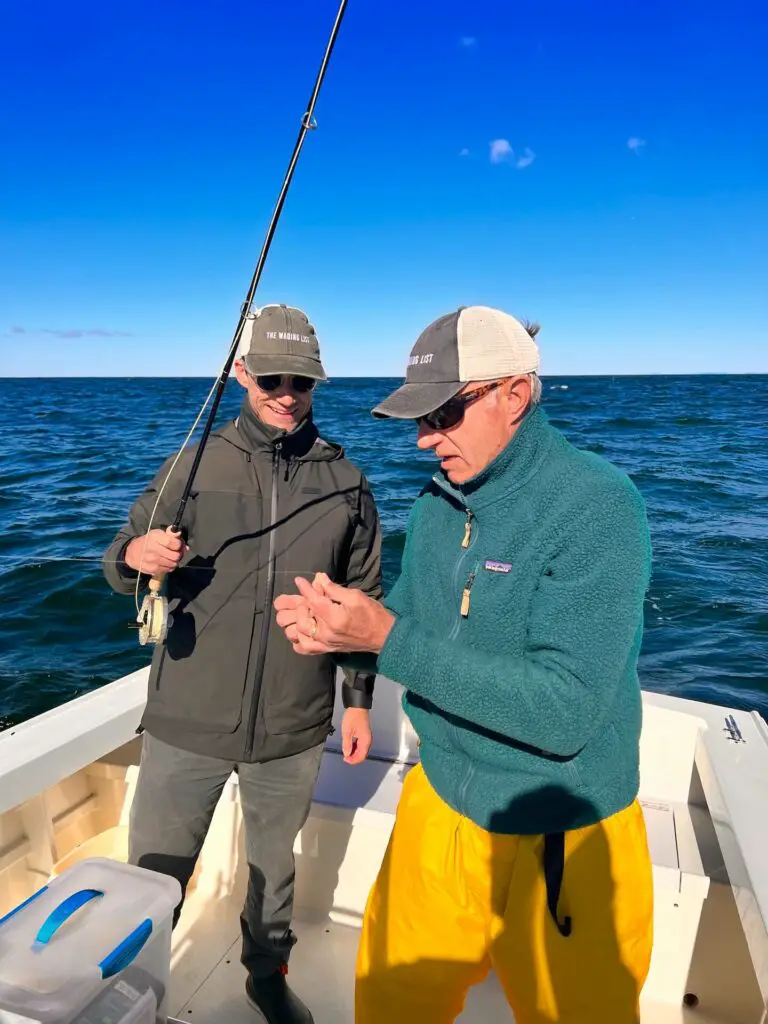Out on the water with the Suncloud Boone fishing sunglasses while fishing for False Albacore off the coast of Long Island, NY.