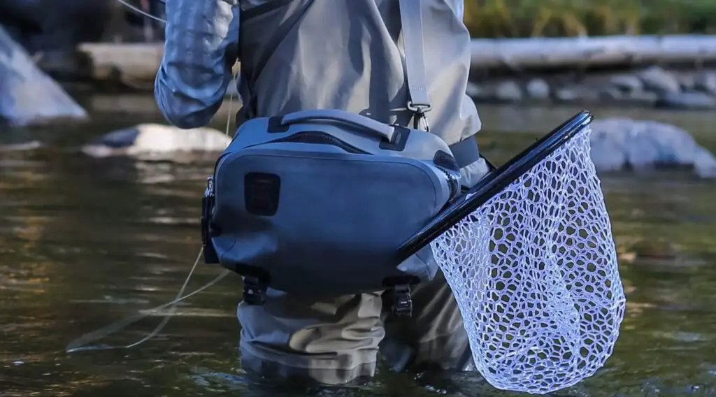 A waterproof fly fishing waist pack protects your gear no matter the conditions