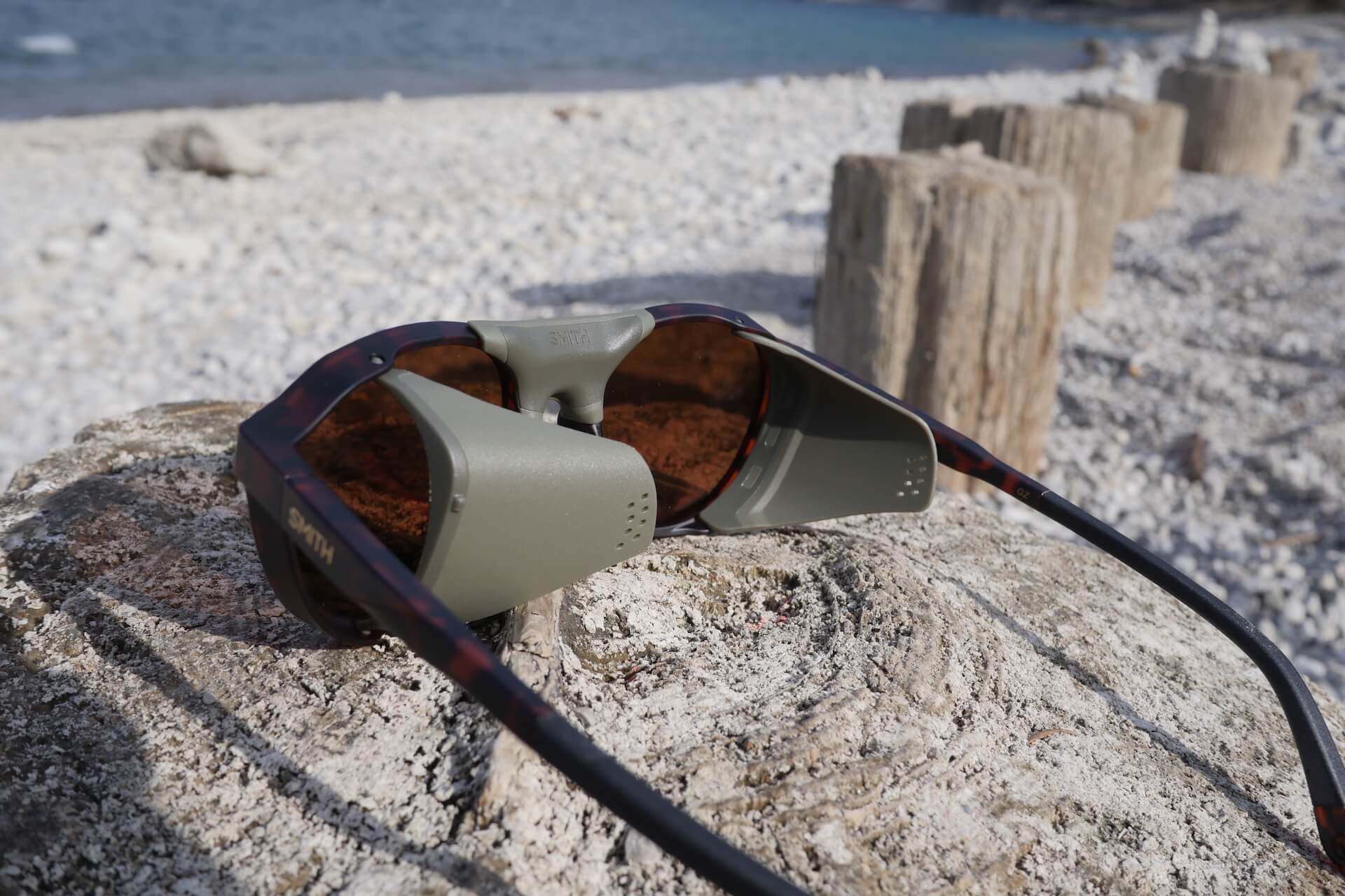 The removable sideshields on the Venture shades. Photo: Leonard Schoenberger