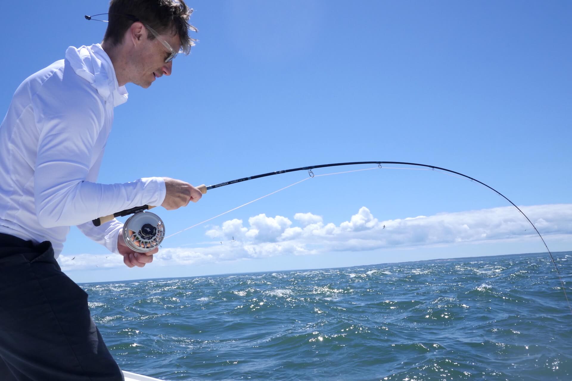 Nam Epic Waters Fly Rod on wooden deck