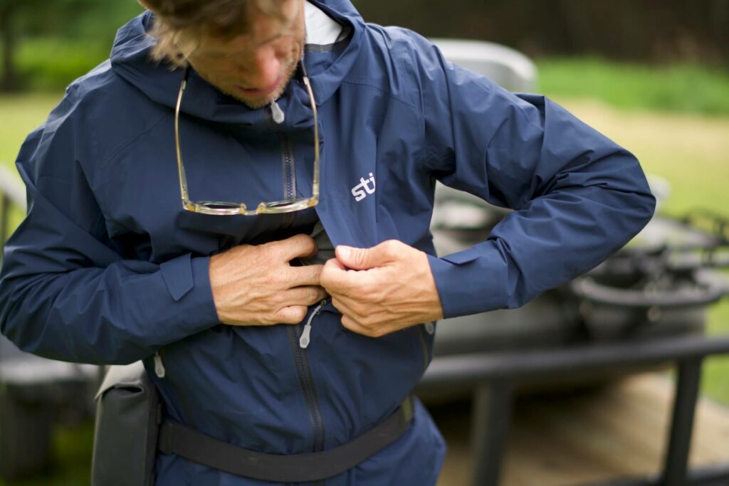 Stio Ender Hooded Jacket Chest Pocket