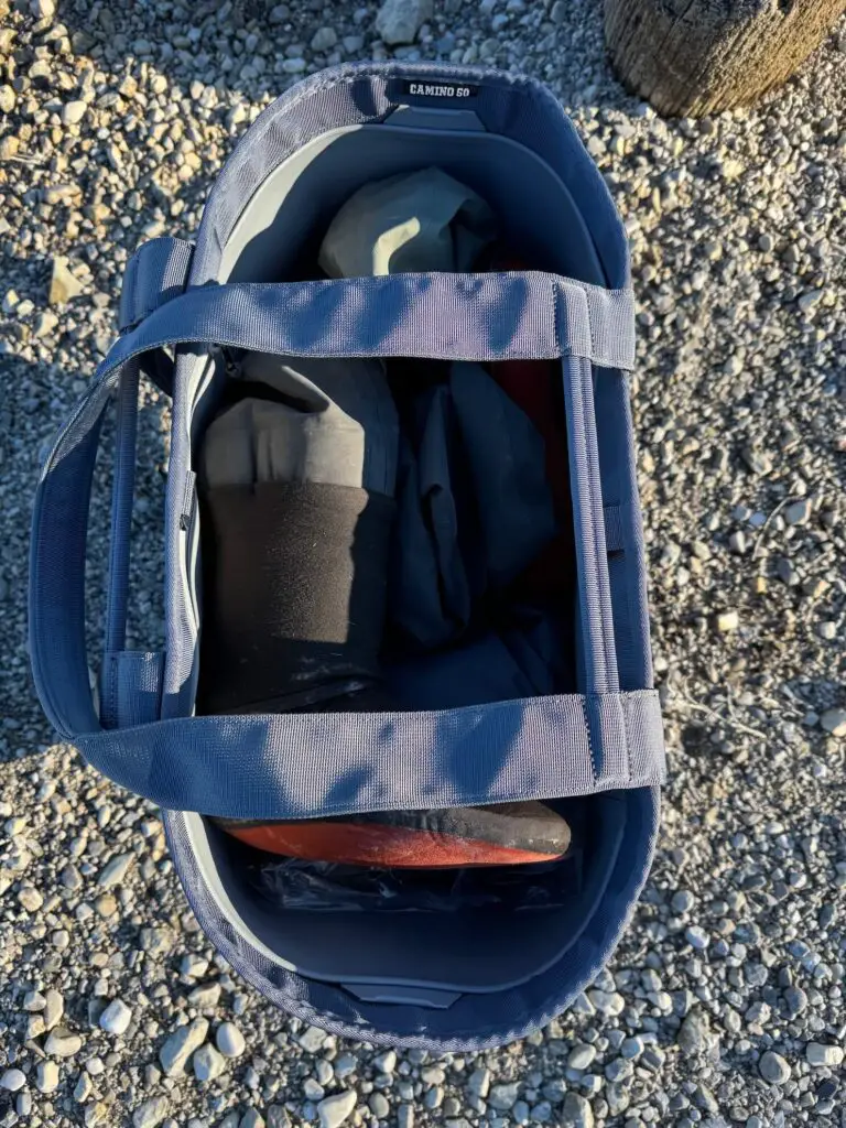 Top view of the YETI Camino