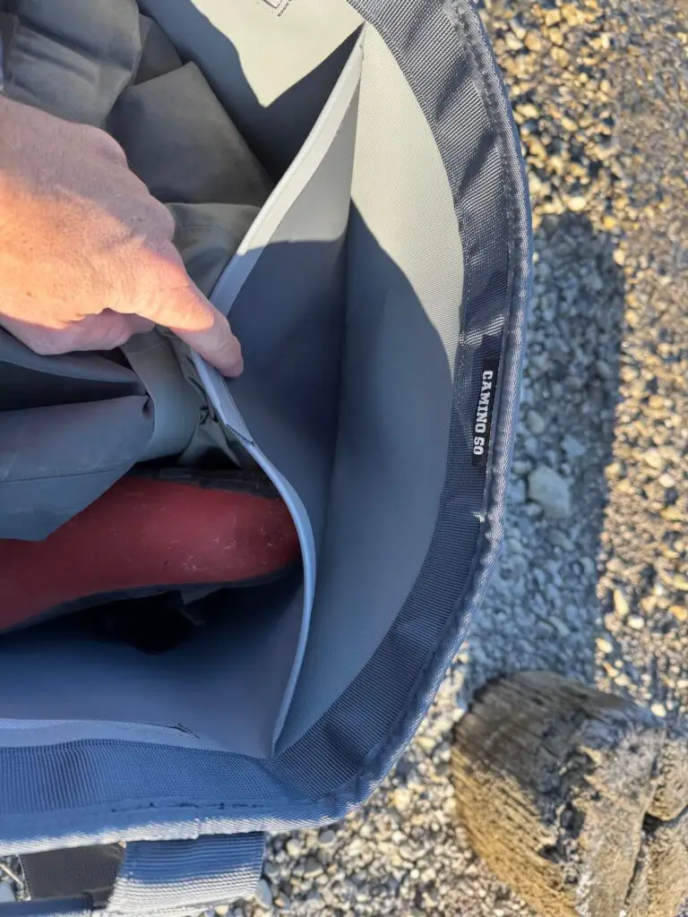 Side compartments in the YETI Camino