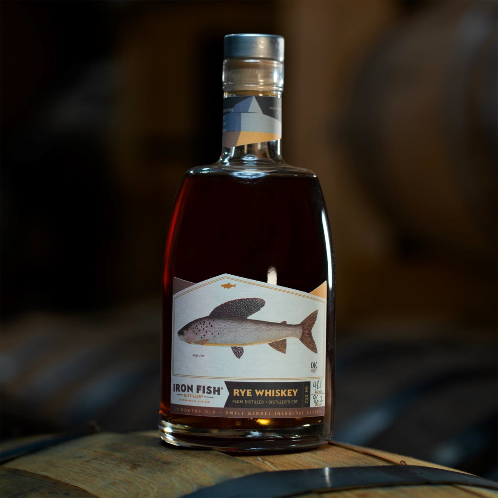 Iron Fish Distillery has introduced a commemorative rye whiskey celebrating its support of the reintroduction of Michigan Arctic grayling to its home waters.