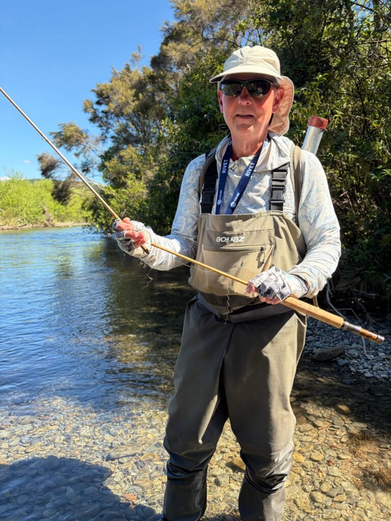 Broken bamboo fly rod