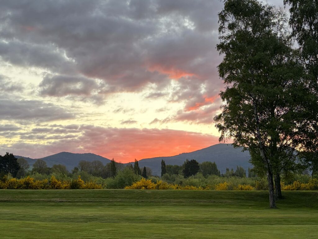 Sunset in New Zealand