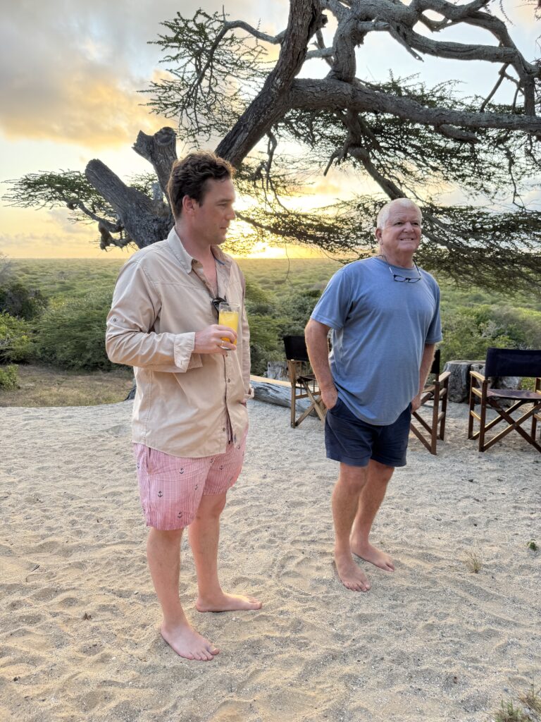 Sundowner at Manda Bay