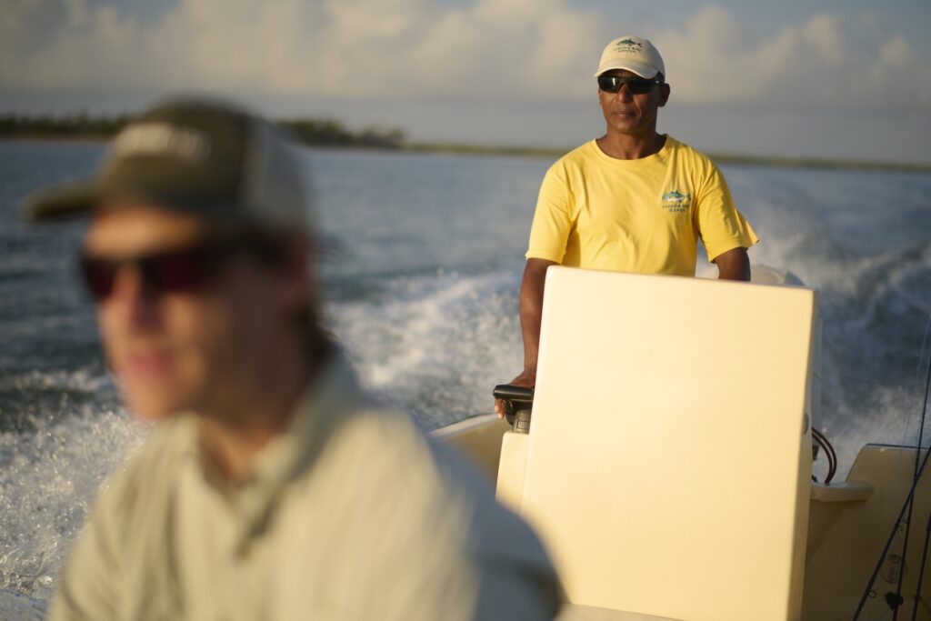 Fly fishing Manda Bay, Kenya