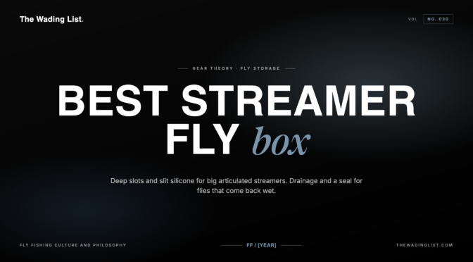 Best Streamer Fly Box