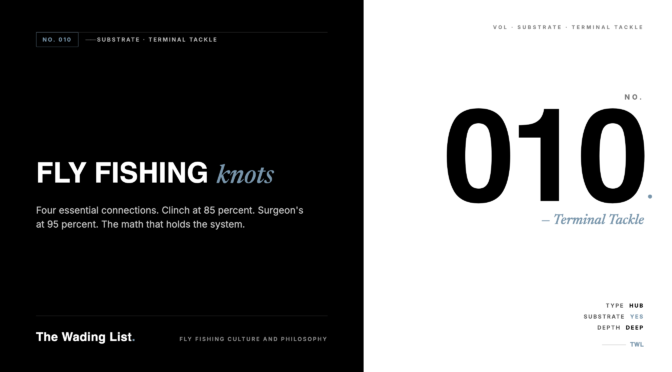 Fly Fishing Knots