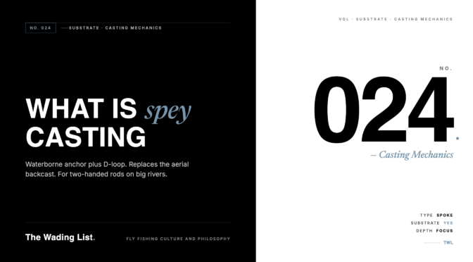 what is spey casting